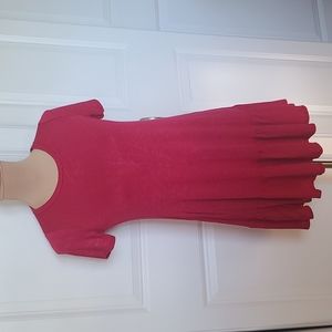 Red T-shirt Dress Size M